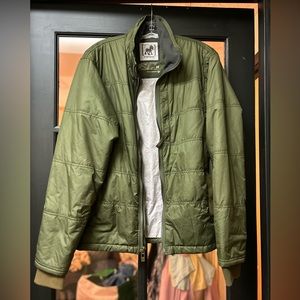 Scapegoat (Prana) Men’s Puffer Jacket Army Green Medium